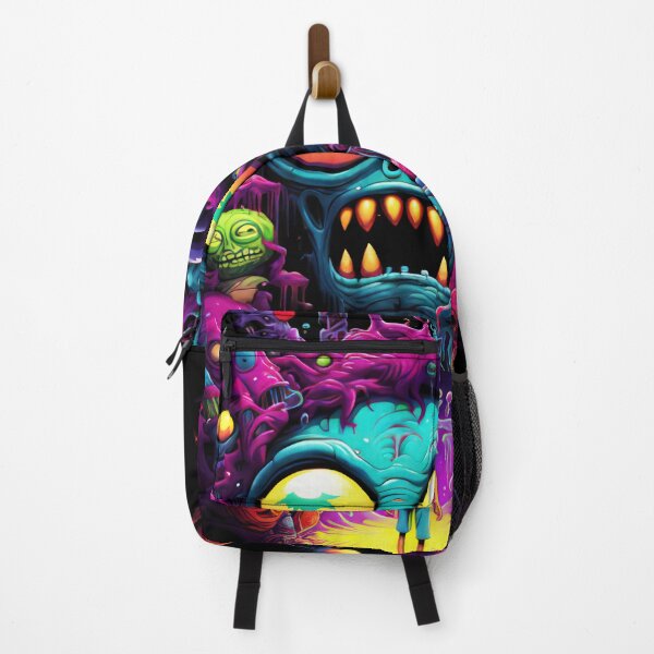 Artikelvorschau, Puppet Bad Trip, Creature Designs, Acid Smile, Psychedelic Fashion, Acid Puppet, Trippy Styles, Lustiges Monster entworfen und verkauft von psytrancedesign.