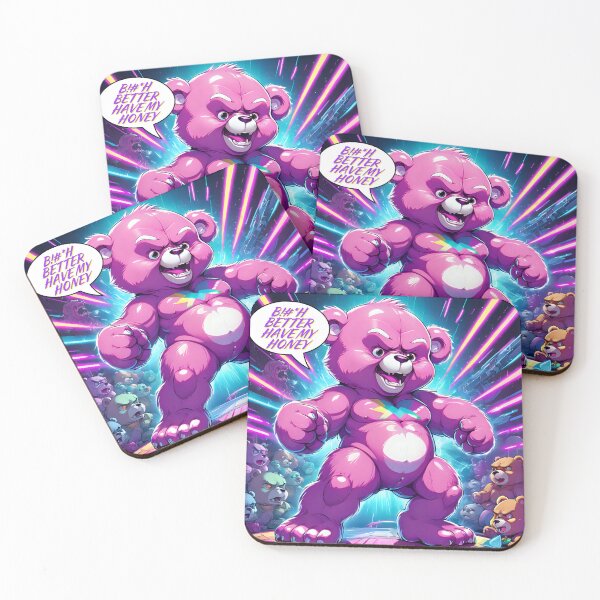 Item preview, Cute Angry Bears "B!#*H Better Have My Honey" designed and sold by NeutrinoJem.