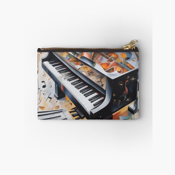 Item preview, Abstract image of a piano and musical symbols designed and sold by MusicalArtisty.
