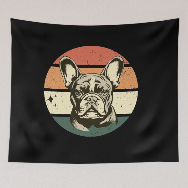 Item preview, Retro Style French Bulldog Design designed and sold by Hansani Nuwanmini Jayawickrama.