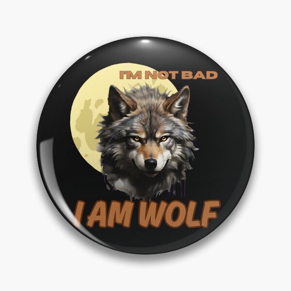 Item preview, i'm not bad i am a wolf designed and sold by aledfychan.