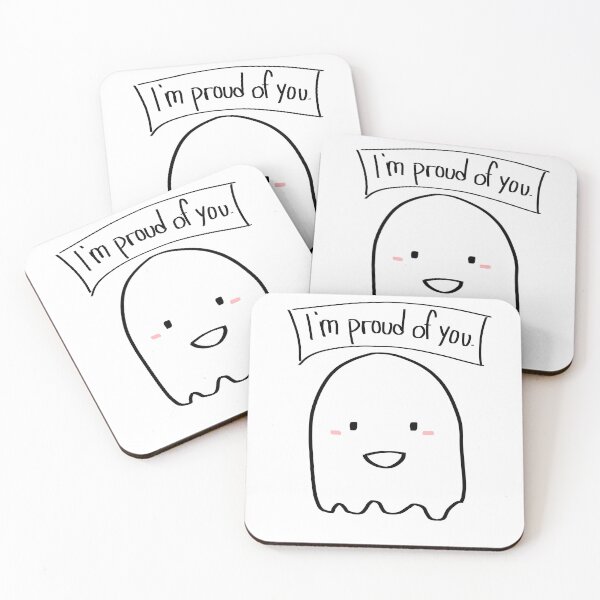 Item preview, Ghost saying I’m proud of you designed and sold by LilacArt14.