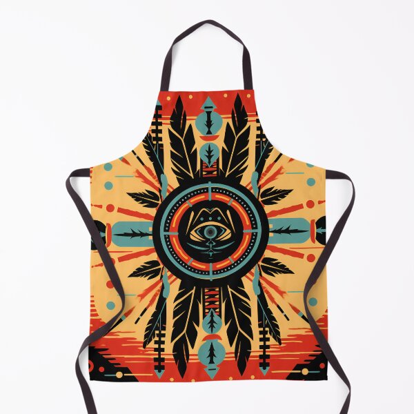 Item preview, colorful Comanche Indian tribal pattern designed and sold by dcrc.