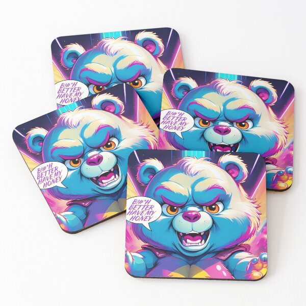 Item preview, Cute Angry Bears "B!#*H Better Have My Honey" designed and sold by NeutrinoJem.