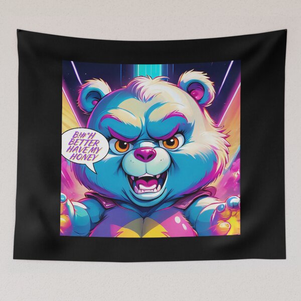 Item preview, Cute Angry Bears "B!#*H Better Have My Honey" designed and sold by NeutrinoJem.