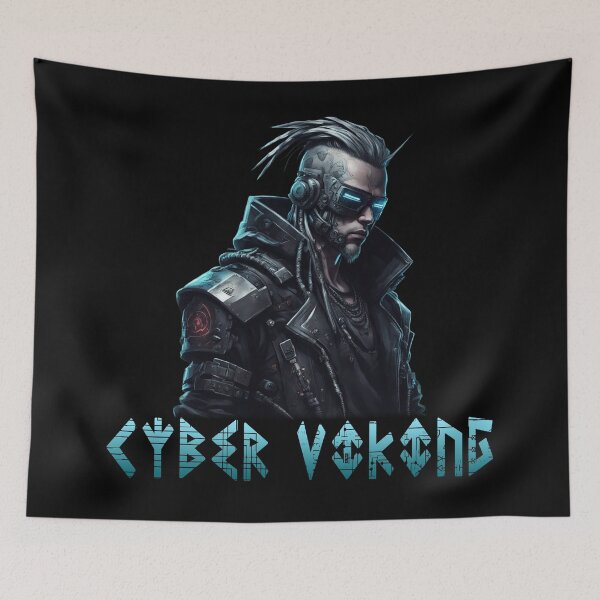 Item preview, Cyber Viking, Techno Ascomanni, Cyberpunk designed and sold by Burn-Ego.