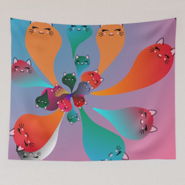Item preview, So many kitty cats designed and sold by GettyFromBetty.