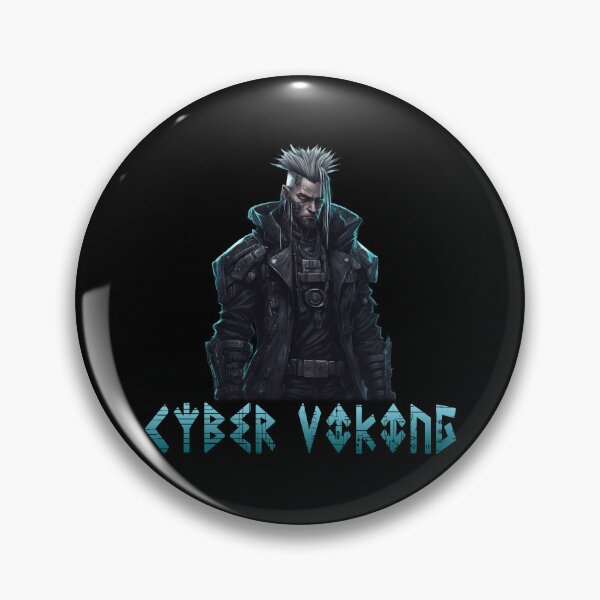 Item preview, Cyber Viking, Digital Norse, Cyberpunk designed and sold by Burn-Ego.