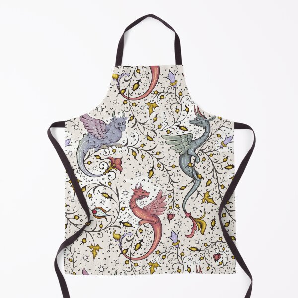 Item preview, Cute dragons.Medieval pattern. designed and sold by Borozenets.