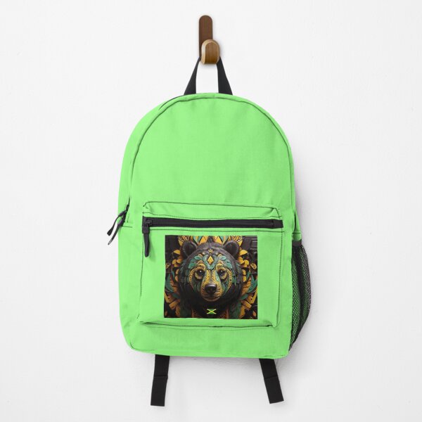 Item preview, Tribal Bear with Jamaican Colors And Flag designed and sold by Angelle55.