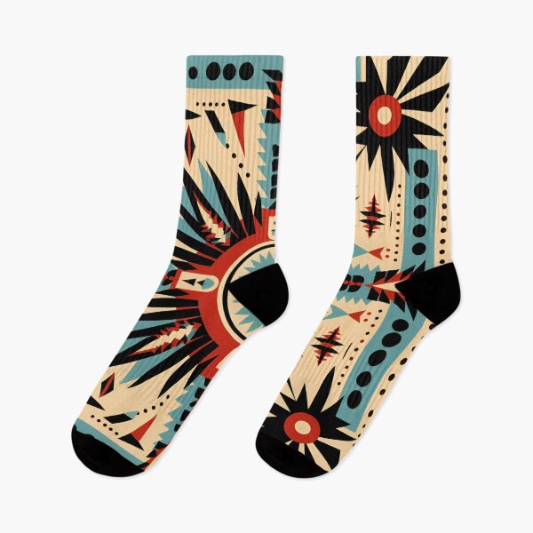 Item preview, colorful Comanche Indian tribal pattern designed and sold by dcrc.