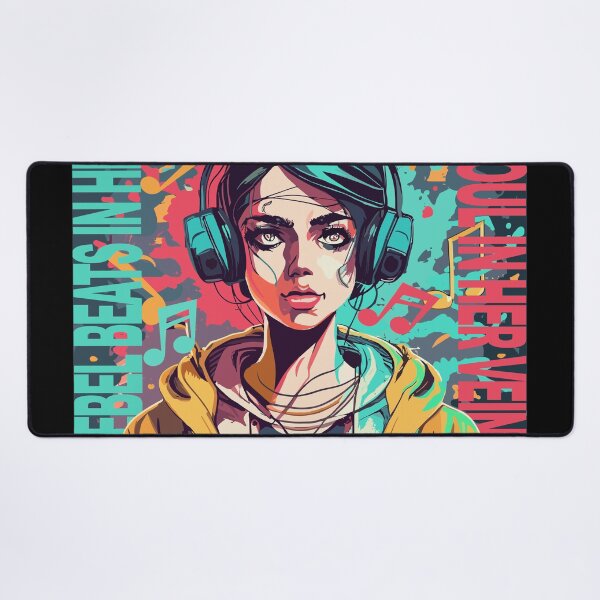 Item preview, Rebel beats in her ears, Punk soul in her veins - Harmony in punk designed and sold by Concept-Hub.