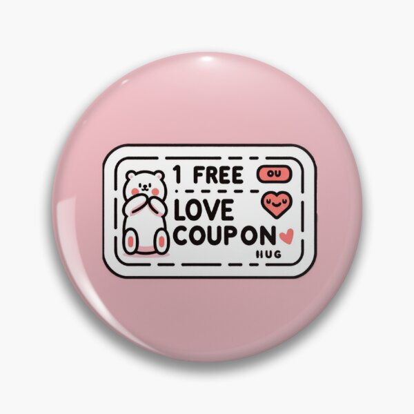 Item preview, Adorable Love Coupon Illustration with Cute Bear designed and sold by Ajay GB.