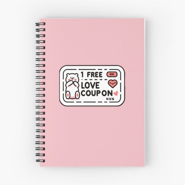 Item preview, Adorable Love Coupon Illustration with Cute Bear designed and sold by Ajay GB.