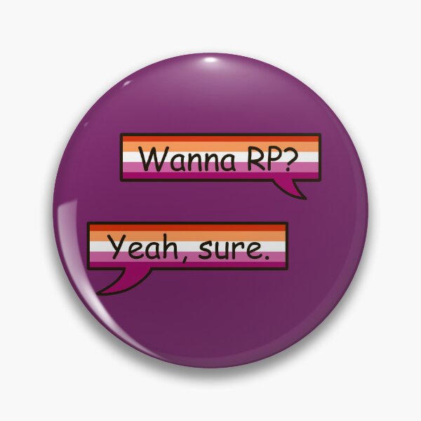 Item preview, ¿Quieres RP? Bandera lesbiana ver designed and sold by SkeletalReigns.
