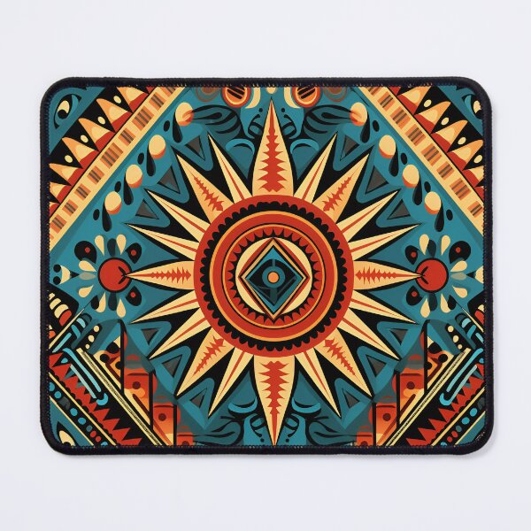Item preview, colorful Chippewa indian tribal pattern designed and sold by dcrc.