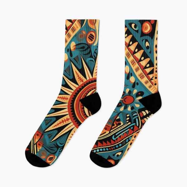 Item preview, colorful Chippewa indian tribal pattern designed and sold by dcrc.