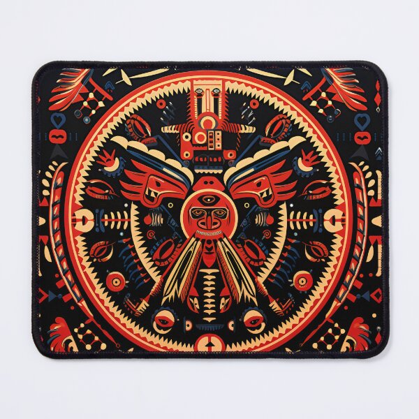 Item preview, colorful Chippewa indian tribal pattern designed and sold by dcrc.
