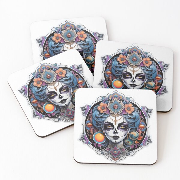 Item preview, Demonic Beauty With Sugar Skull designed and sold by PinkAlchemy.