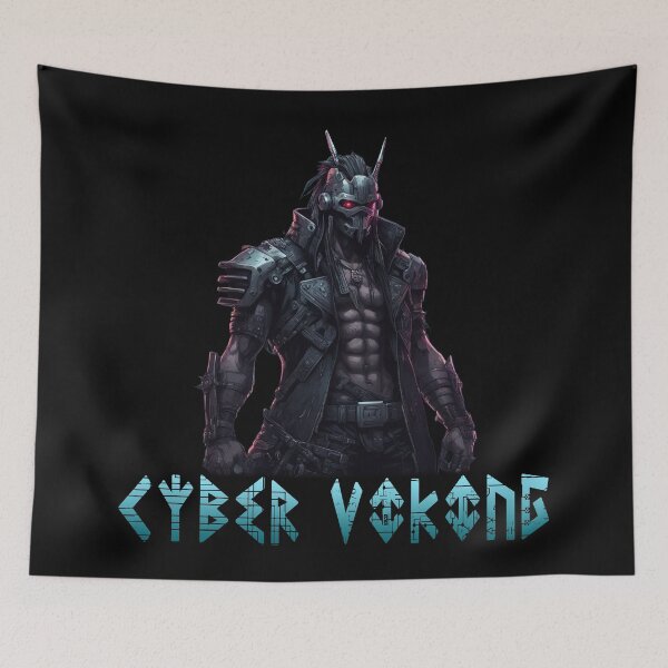 Item preview, Cyber Viking, Techno Raider, Cyberpunk designed and sold by Burn-Ego.