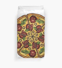 Pepperoni Pizza Duvet Cover