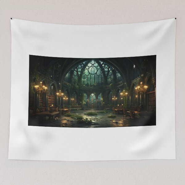 Item preview, Old ruined library designed and sold by Marie Colençon.