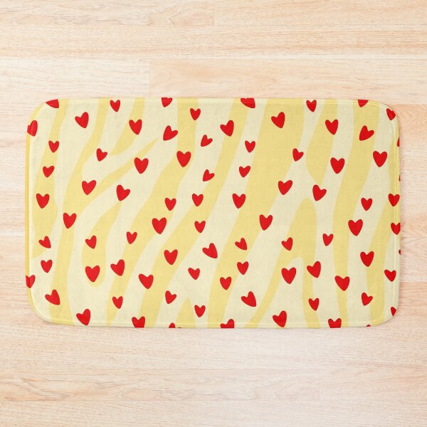 Item preview, Seamless pattern with hearts on a yellow background. for Valentine's Day. designed and sold by APHIDAT-TA.