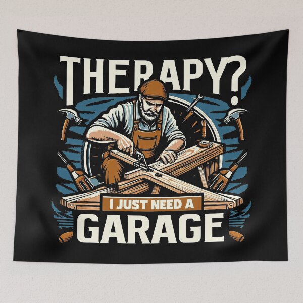 Item preview, Therapy? I Just Need A Garage designed and sold by Esskay Designs.