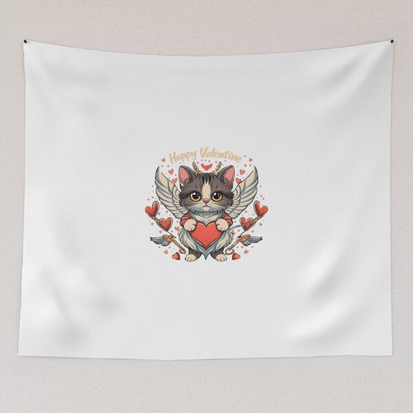 Item preview, kitty in valentine designed and sold by SabyDigitalArt.