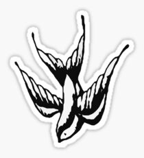 Shawn Mendes Bird Tattoo Sticker