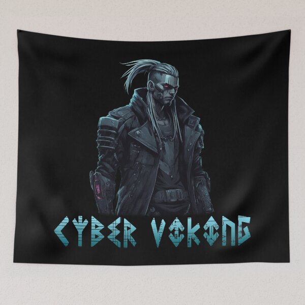 Item preview, Cyber Viking, Techno Ragnar, Cyberpunk designed and sold by Burn-Ego.