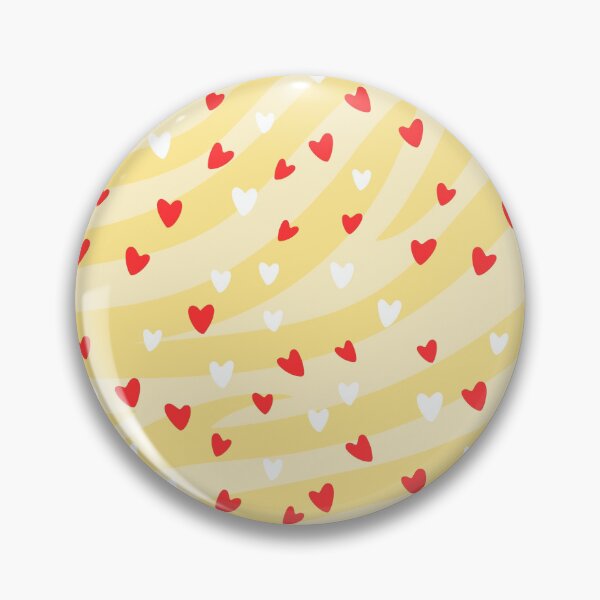 Item preview, Seamless pattern with red and white hearts on a yellow background. abstract hearts pattern background for valentine 's day designed and sold by APHIDAT-TA.