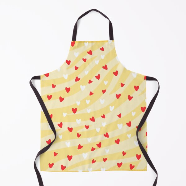 Item preview, Seamless pattern with red and white hearts on a yellow background. abstract hearts pattern background for valentine 's day designed and sold by APHIDAT-TA.