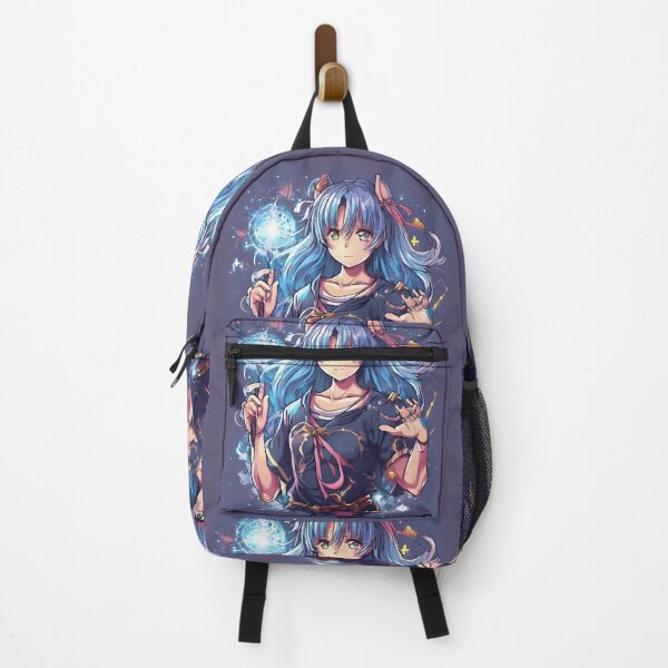Item preview, Magical Blue Essence - Anime Girl with Wand Art designed and sold by SayItWithYours.