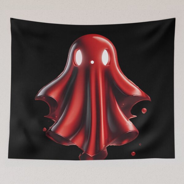Item preview, Cheerful Company: Laughing Mechanical Red Ghost designed and sold by Artedig.
