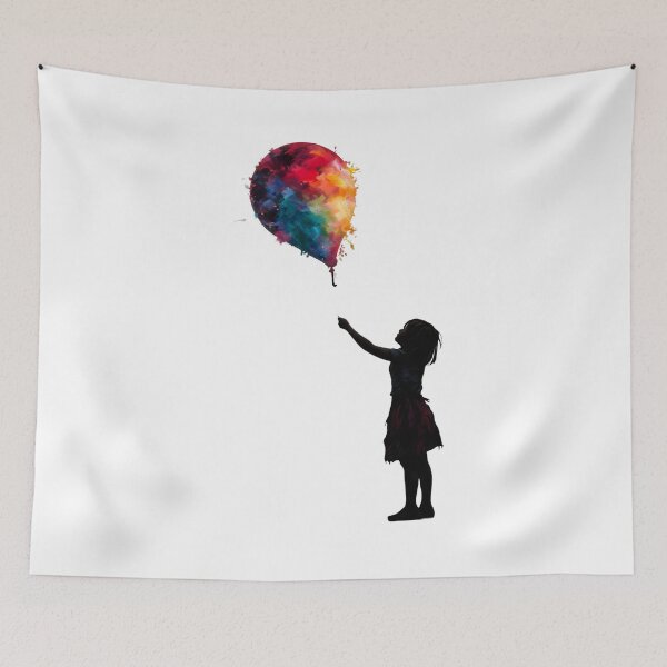 Item preview, Girl ColorfulMoments #FreeSpiritArt designed and sold by fluidwatercolor.