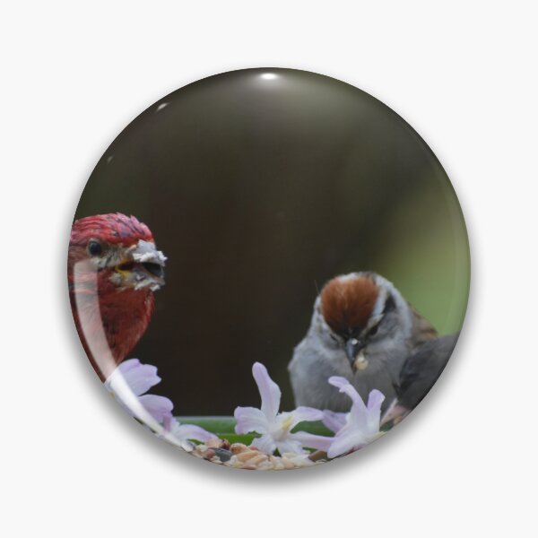 Item preview, Birds at the garden feeder designed and sold by Claude Laprise.