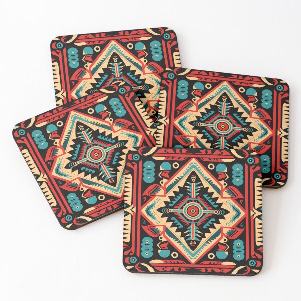 Item preview, colorful Ute indian tribal pattern designed and sold by dcrc.