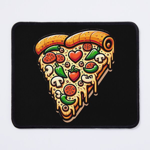 Item preview, Pizza Love Heart Slice for Pizza Lovers T-Shirt Cheesy Love at First Bite - Heart Pizza Tee designed and sold by MAPDDesigns.