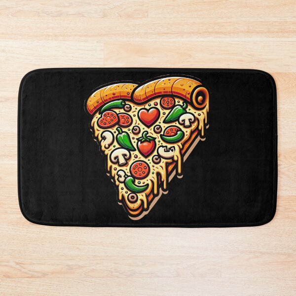 Item preview, Pizza Love Heart Slice for Pizza Lovers T-Shirt Cheesy Love at First Bite - Heart Pizza Tee designed and sold by MAPDDesigns.