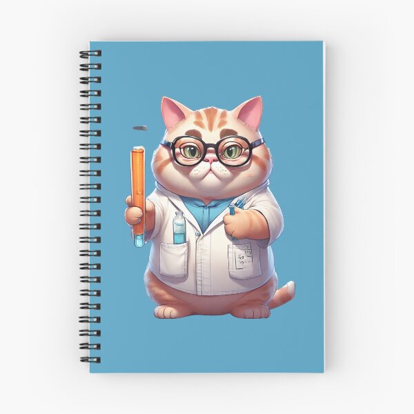 Item preview, Chubby Scientist Kitty Cat designed and sold by Keffy.