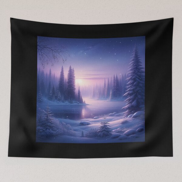 Item preview, Twilight Winter Serenity designed and sold by BestArtByArvind.