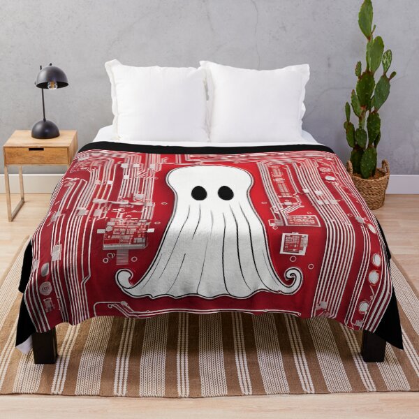 Item preview, Laughing Encounter: The Friendly Red Ghost designed and sold by Artedig.