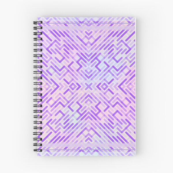Item preview, Abstract background scarf with geometric shapes in purple and pink. designed and sold by APHIDAT-TA.