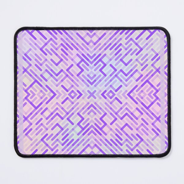 Item preview, Abstract background scarf with geometric shapes in purple and pink. designed and sold by APHIDAT-TA.