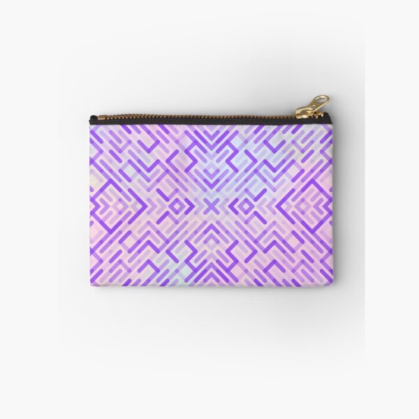 Item preview, Abstract background scarf with geometric shapes in purple and pink. designed and sold by APHIDAT-TA.