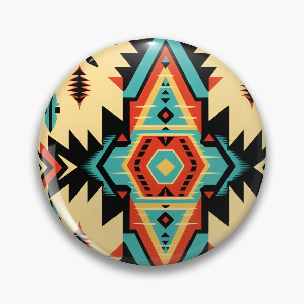 Item preview, colorful Ute indian tribal pattern designed and sold by dcrc.