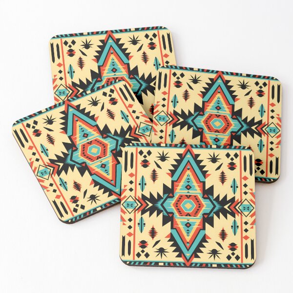 Item preview, colorful Ute indian tribal pattern designed and sold by dcrc.