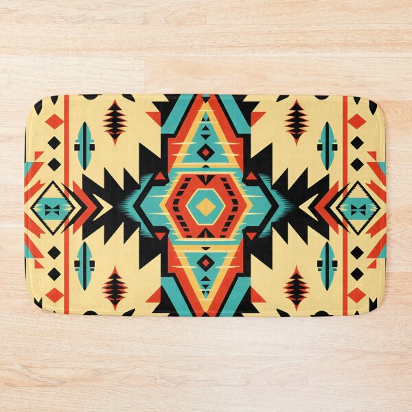 Item preview, colorful Ute indian tribal pattern designed and sold by dcrc.