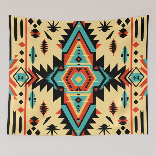 Item preview, colorful Ute indian tribal pattern designed and sold by dcrc.